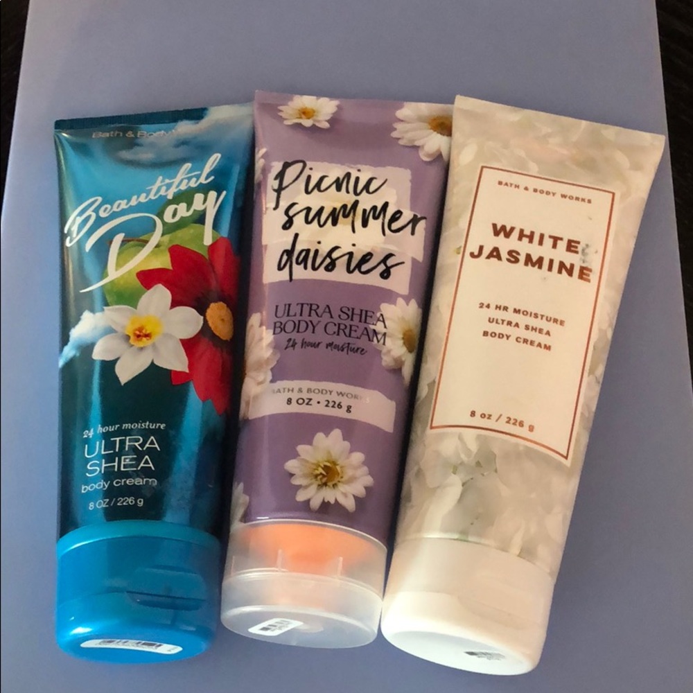 Bath and body works body creams